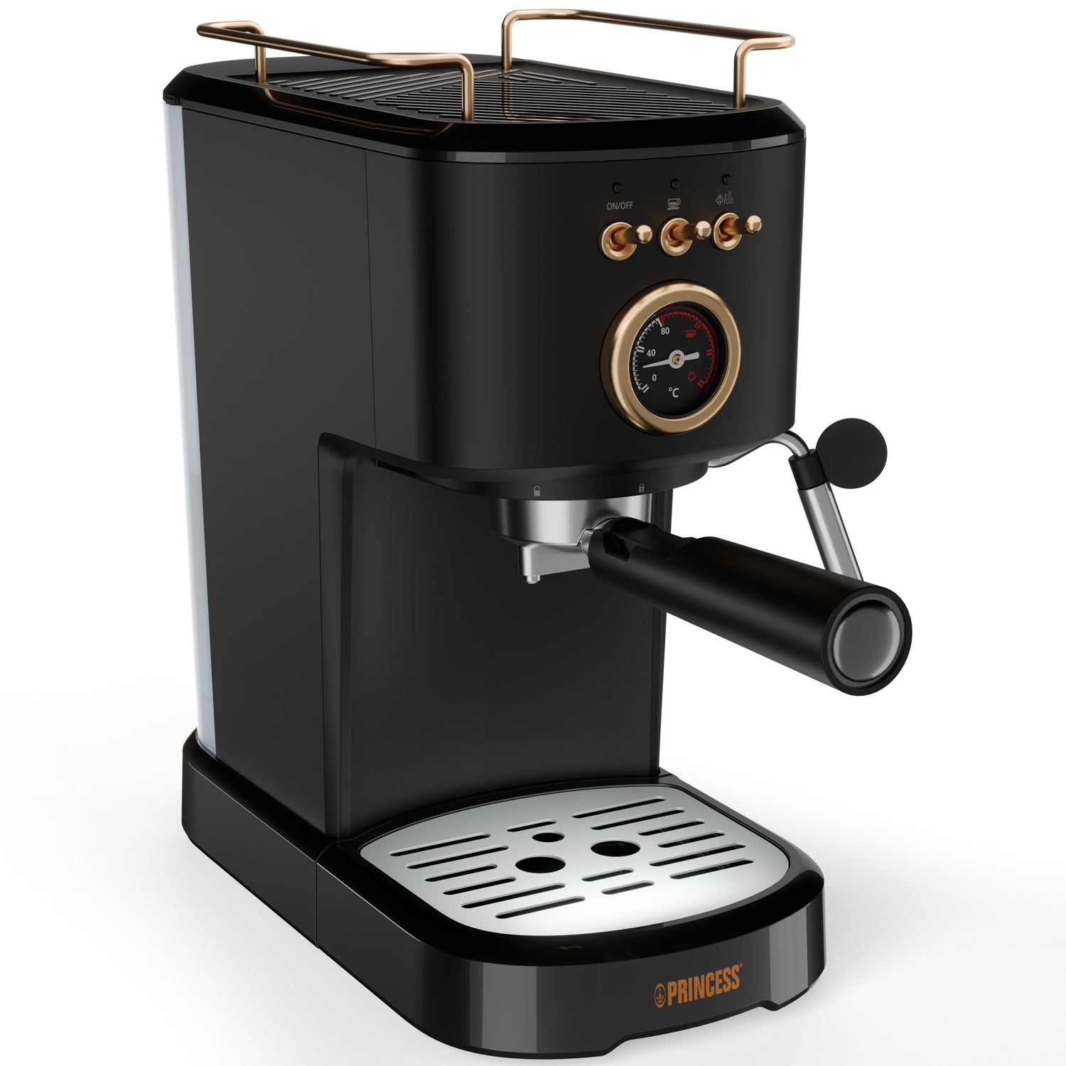 Princess Espressomaskin Manuell 249417 20Bar 1,2lc 1100W-Scandikitchen